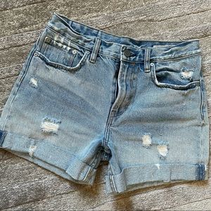 All Saints Distressed Shorts